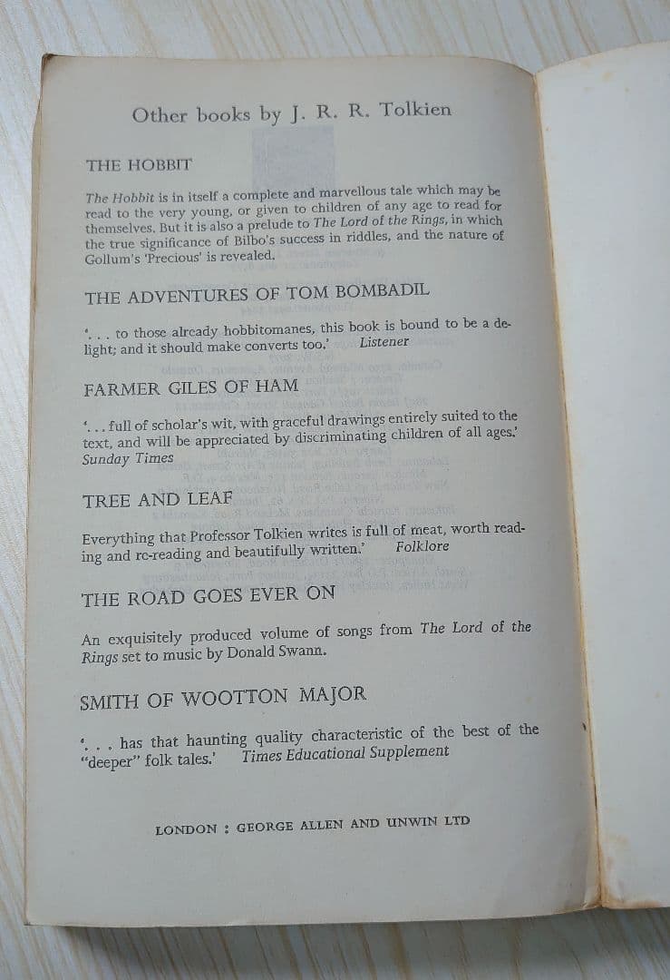 洋書 THE LORD OF THE  RING