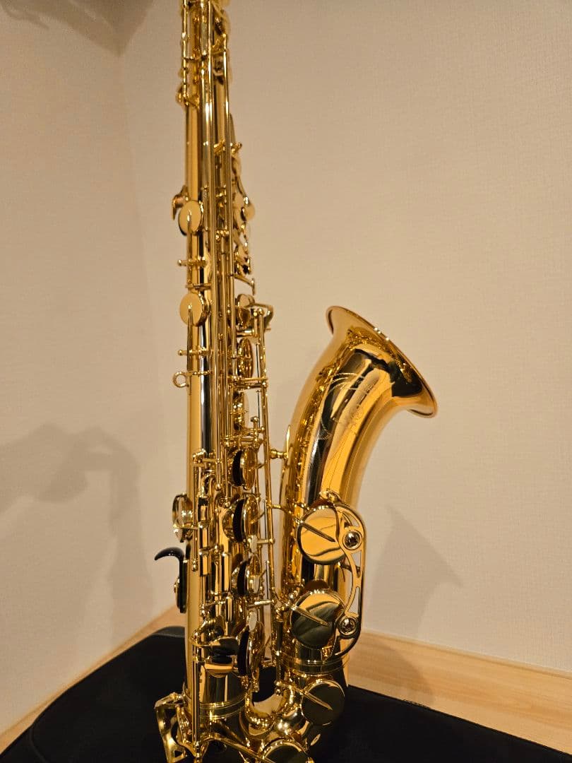 ヤマハテナーサックスYTS-62 (現行モデル)　ゴールドラッカー　ケース付き