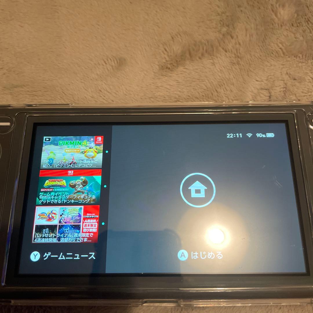 Nintendo Switch Lite クリアケースとケース付き