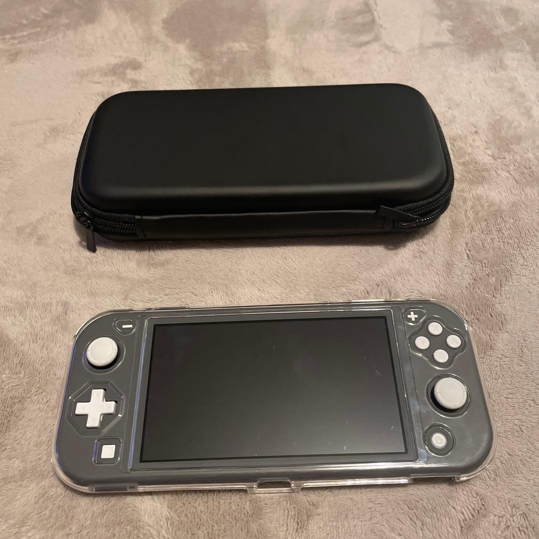 Nintendo Switch Lite クリアケースとケース付き