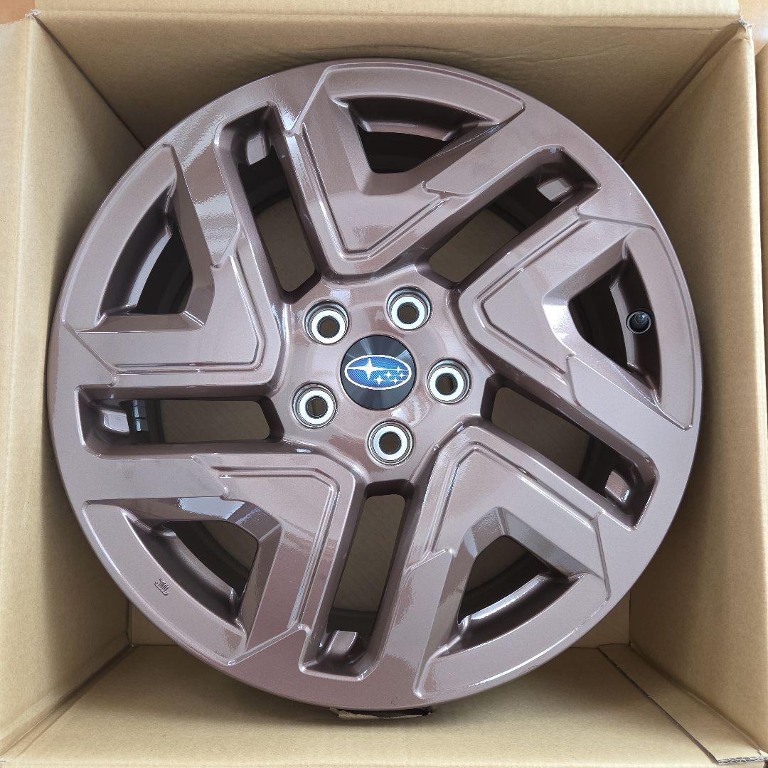 【one】SUBARU新型フォレスター純正18インチホイール2本②