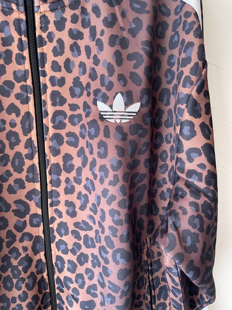 完売品【adidas】レオパード トラックジャケット XL JV7578
