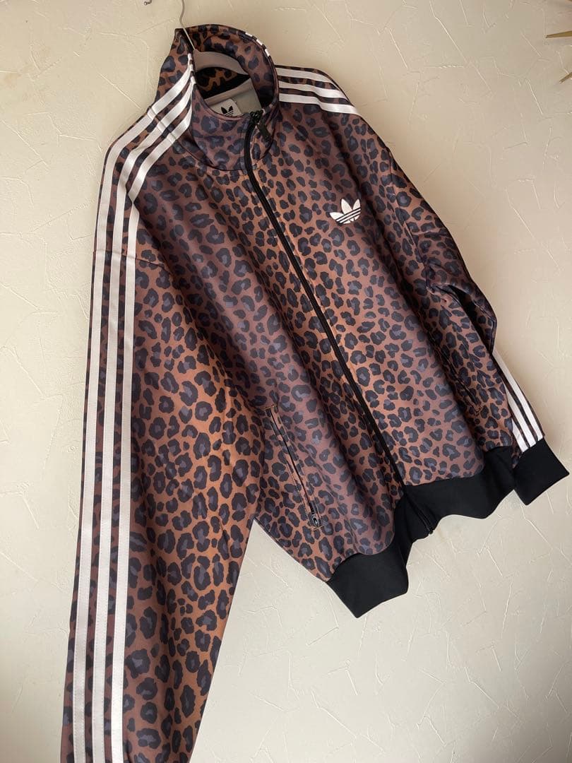 完売品【adidas】レオパード トラックジャケット XL JV7578