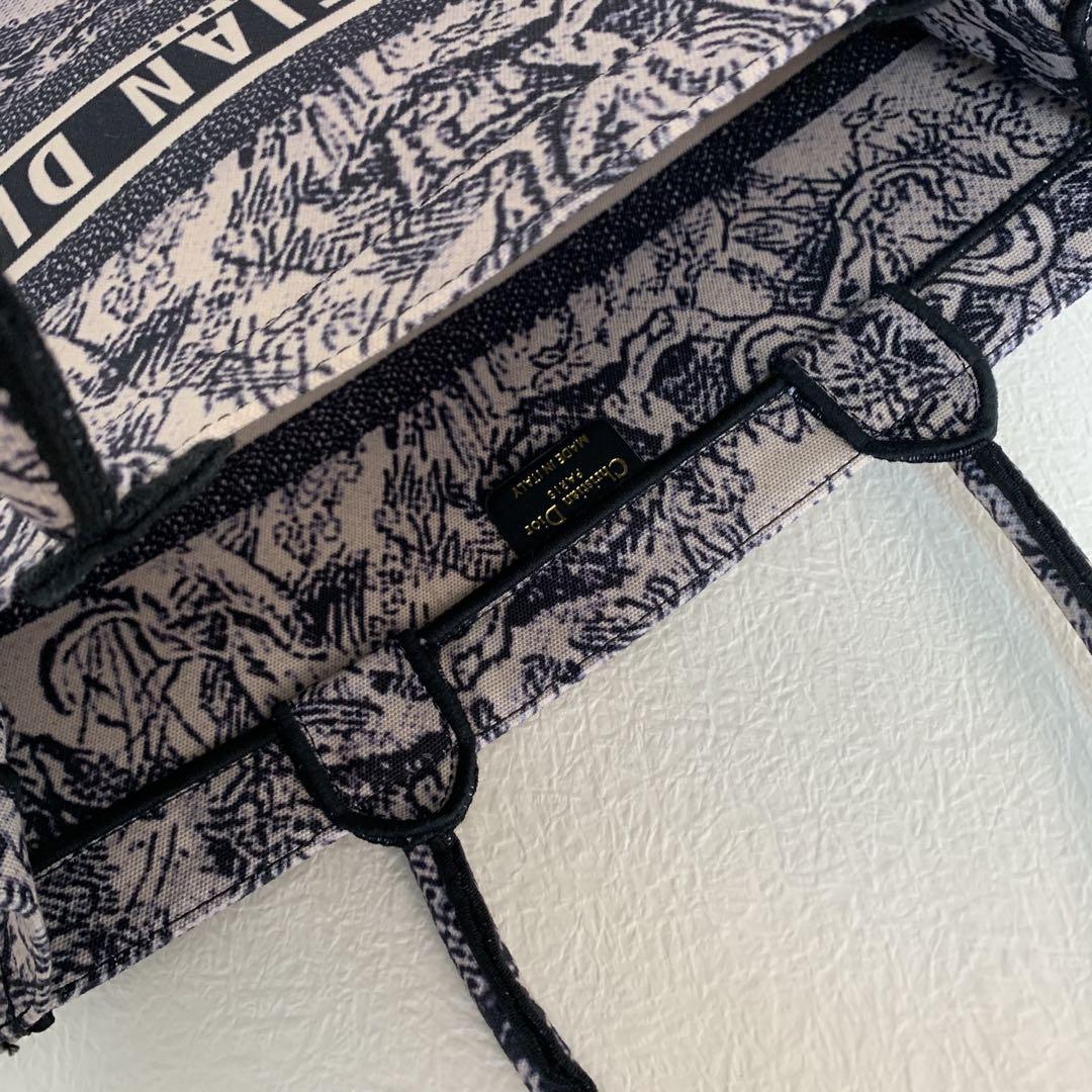 CHRISTIAN DIOR トートバッグ ベージュ ブラック