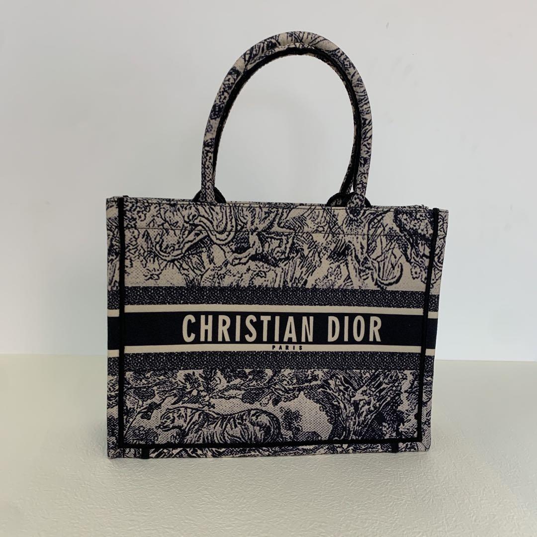 CHRISTIAN DIOR トートバッグ ベージュ ブラック
