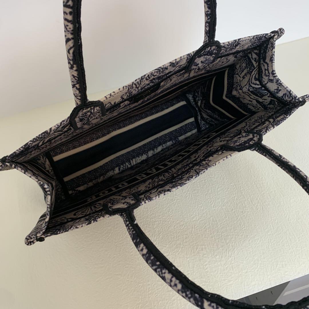 CHRISTIAN DIOR トートバッグ ベージュ ブラック