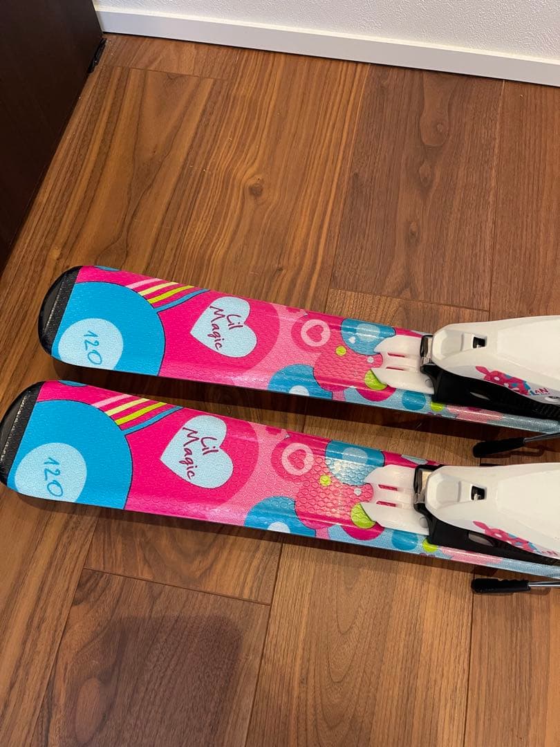 Elan スキー板 ストック ブーツ 3点セット ジュニア 子供用 ベルト付き