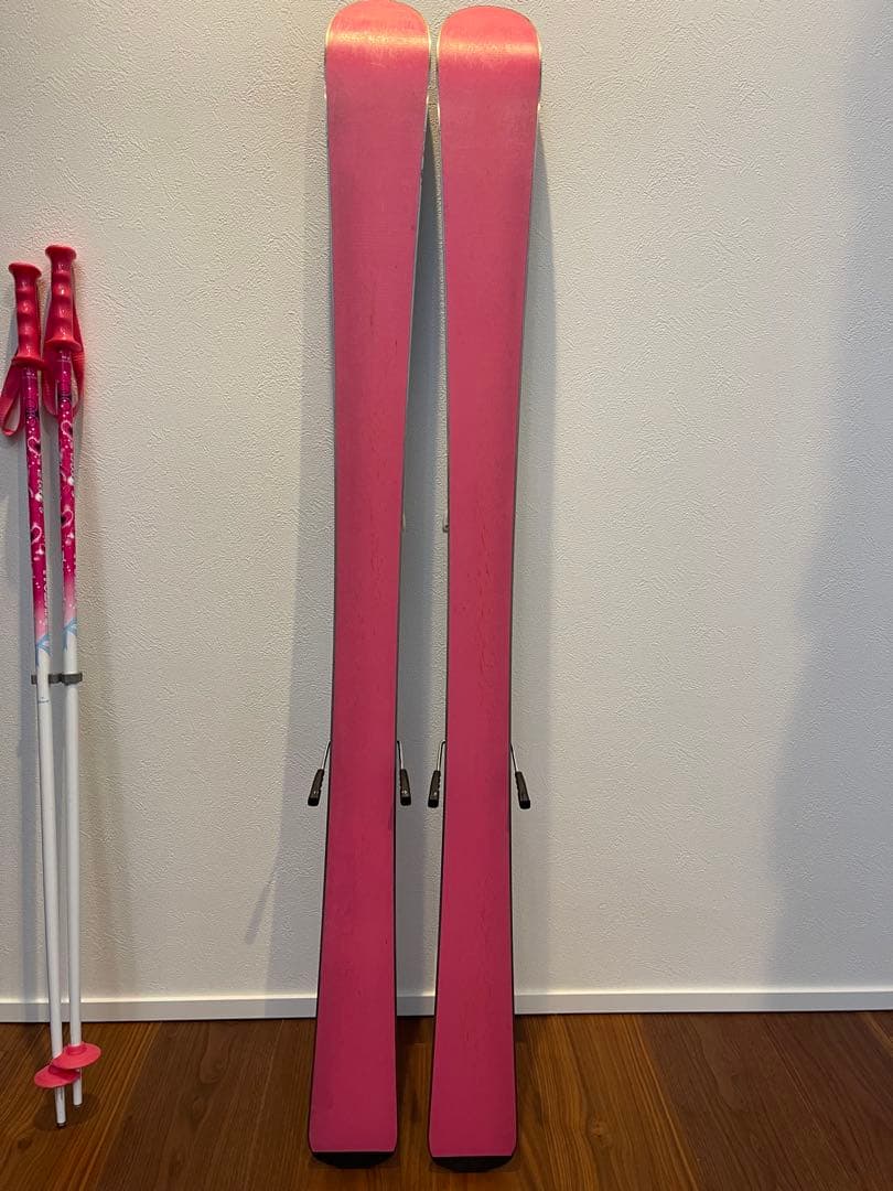 Elan スキー板 ストック ブーツ 3点セット ジュニア 子供用 ベルト付き