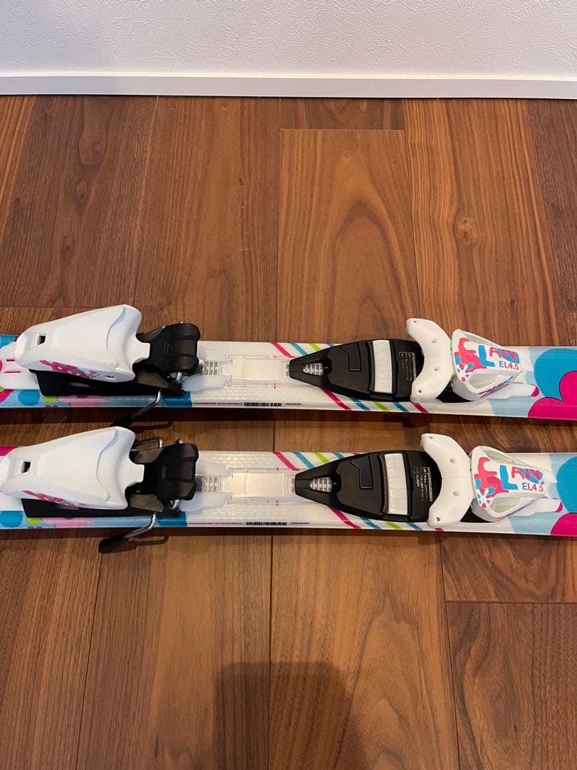 Elan スキー板 ストック ブーツ 3点セット ジュニア 子供用 ベルト付き