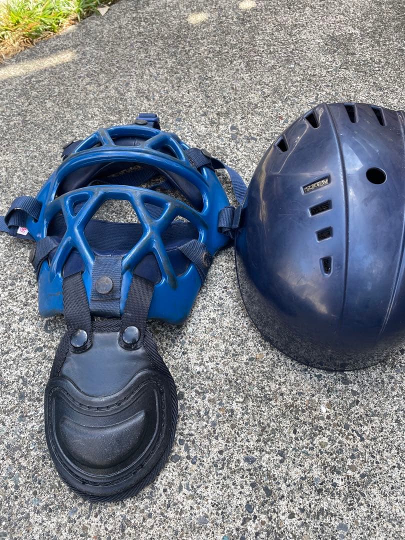 軟式用　野球　キャッチャー防具セット