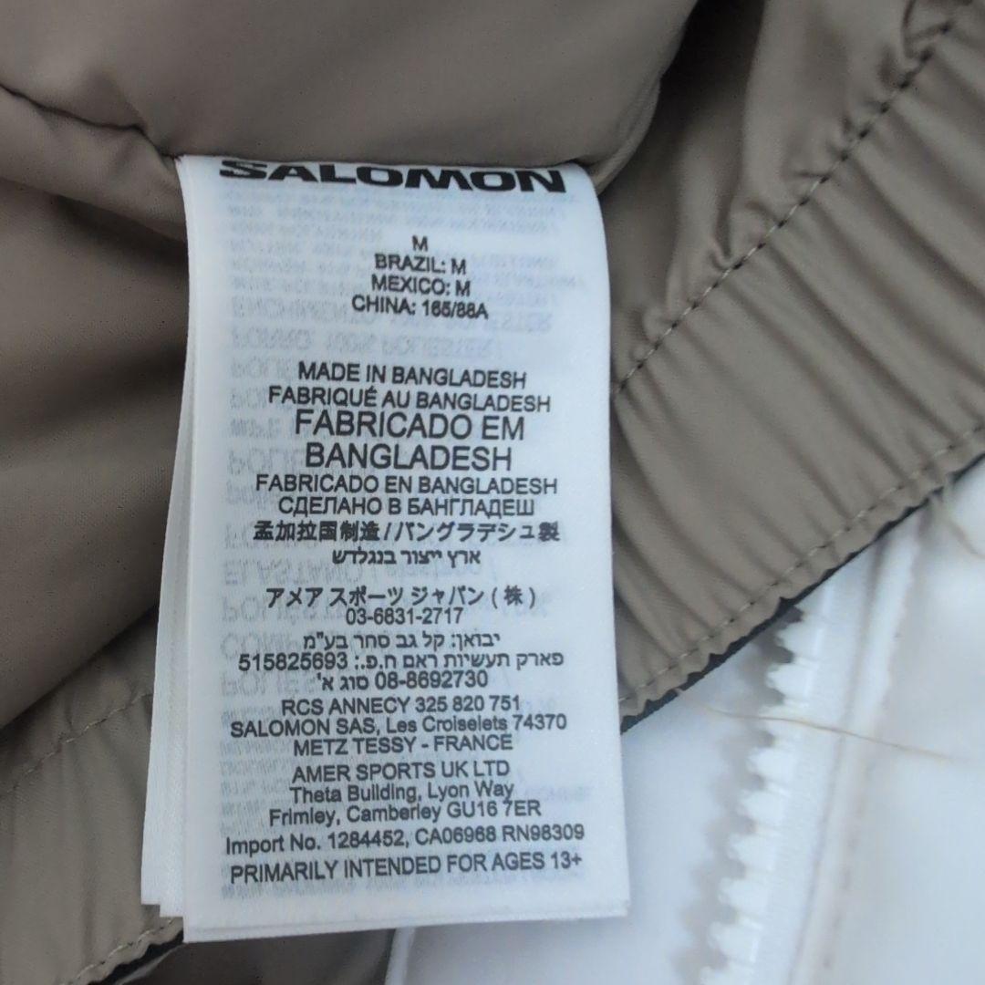 SALOMON ダウンジャケット Mサイズ ホワイト
