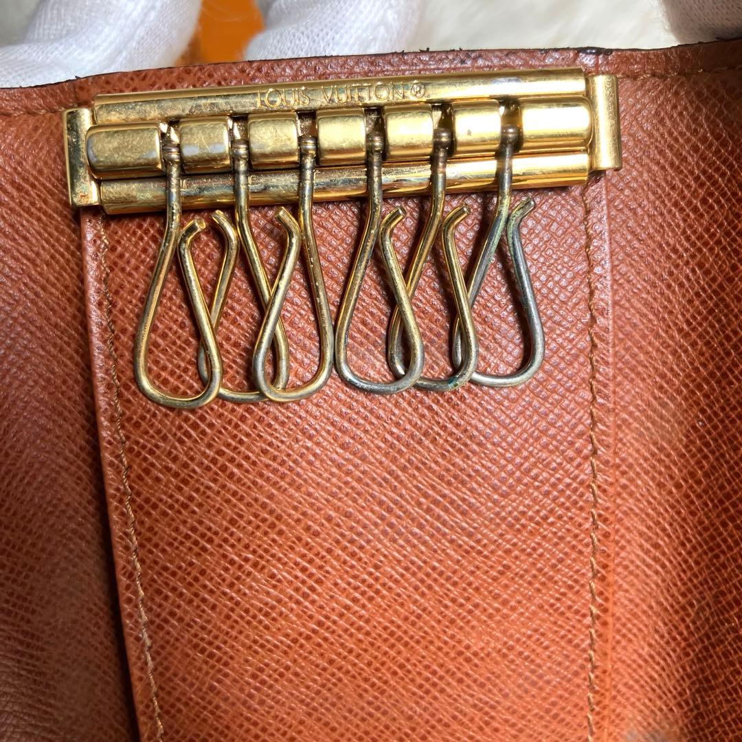 【美品】ルイヴィトン＊6連キーケース モノグラム ゴールド金具