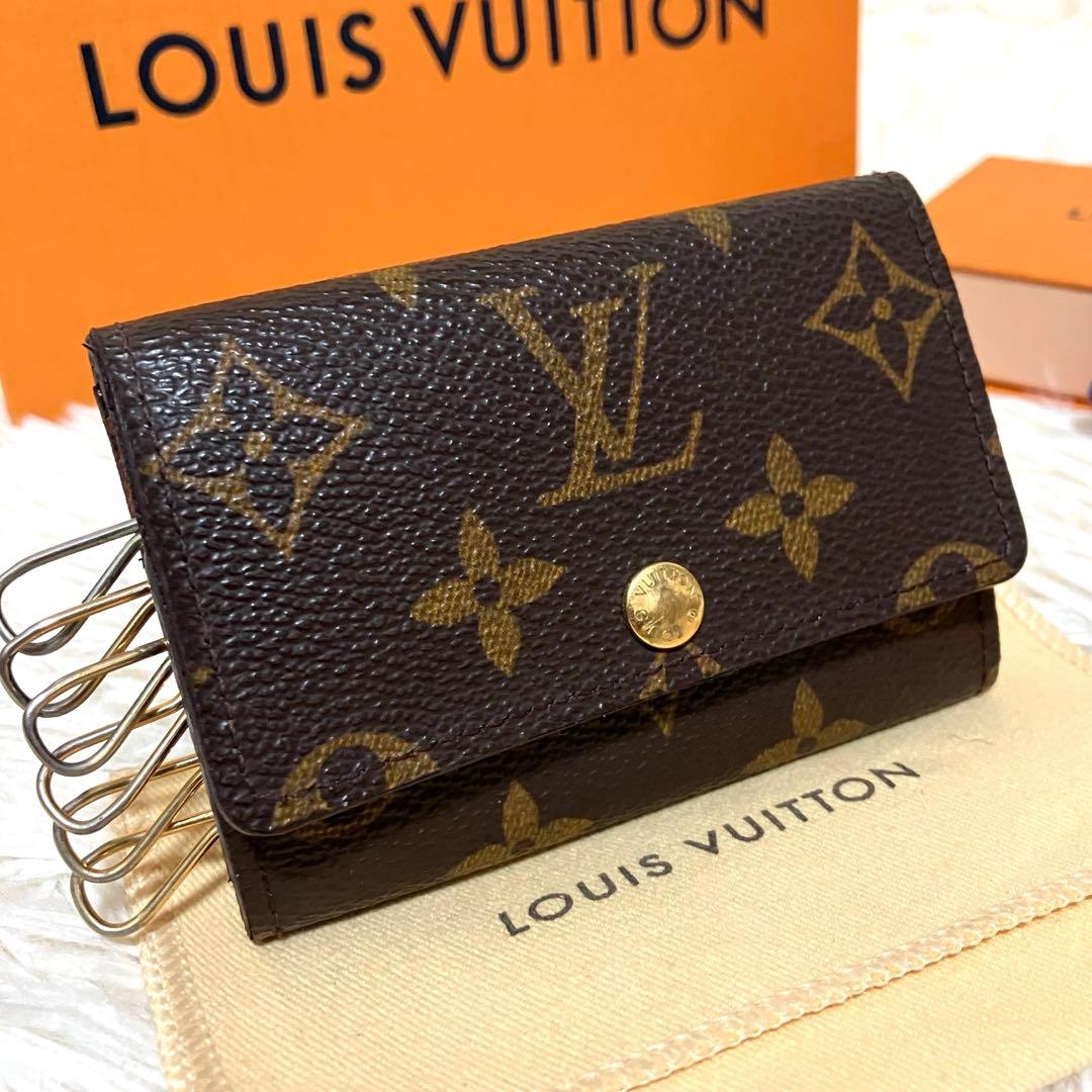 【美品】ルイヴィトン＊6連キーケース モノグラム ゴールド金具