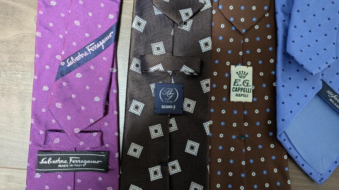 【商品名】 メンズ ネクタイ 7本セット 高級ブランド含む／まとめ売り