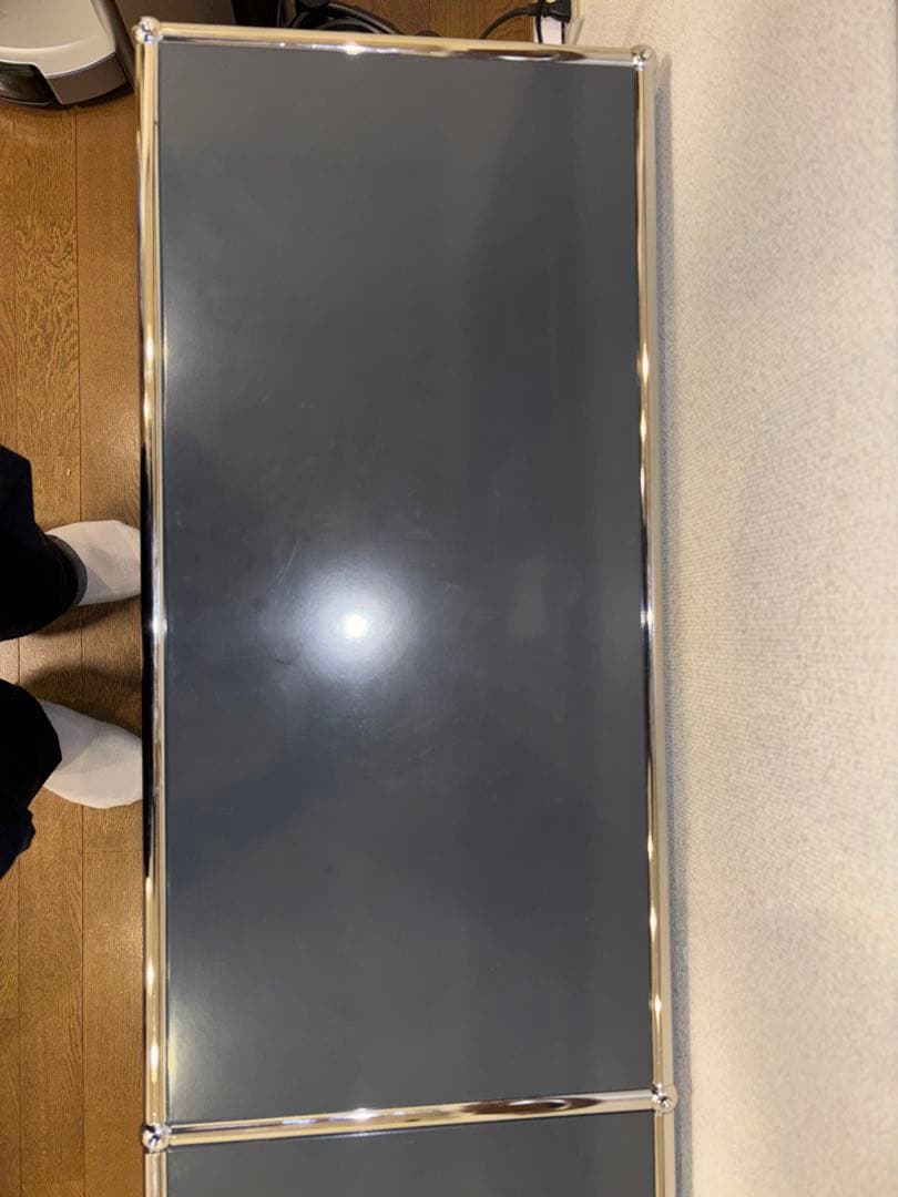 中古 USMハラー｜キャビネット テレビボード 2列2段 アントラサイト