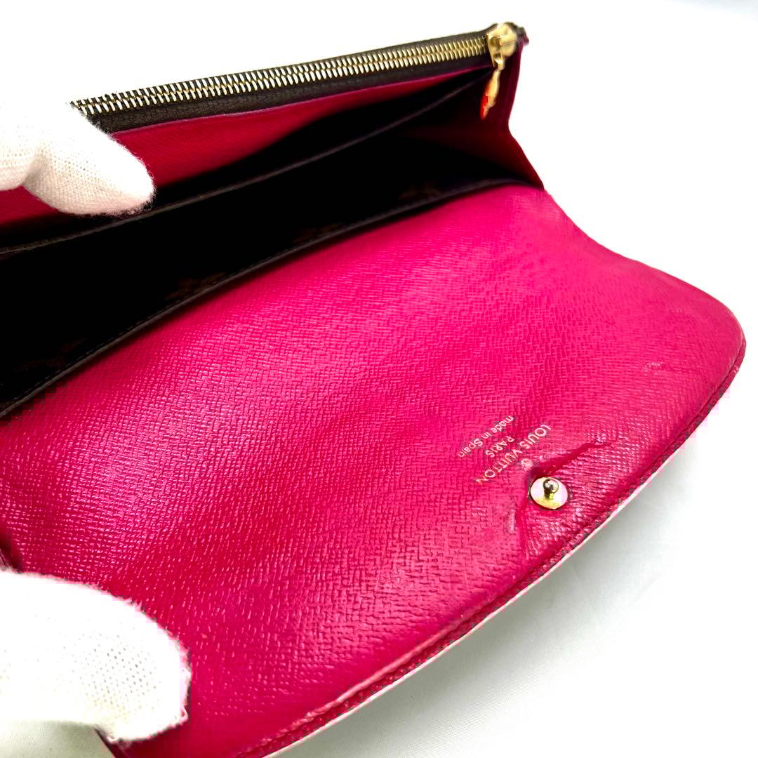 ルイヴィトン モノグラム ポルトフォイユ エミリーM64202 ＊チャーム無し