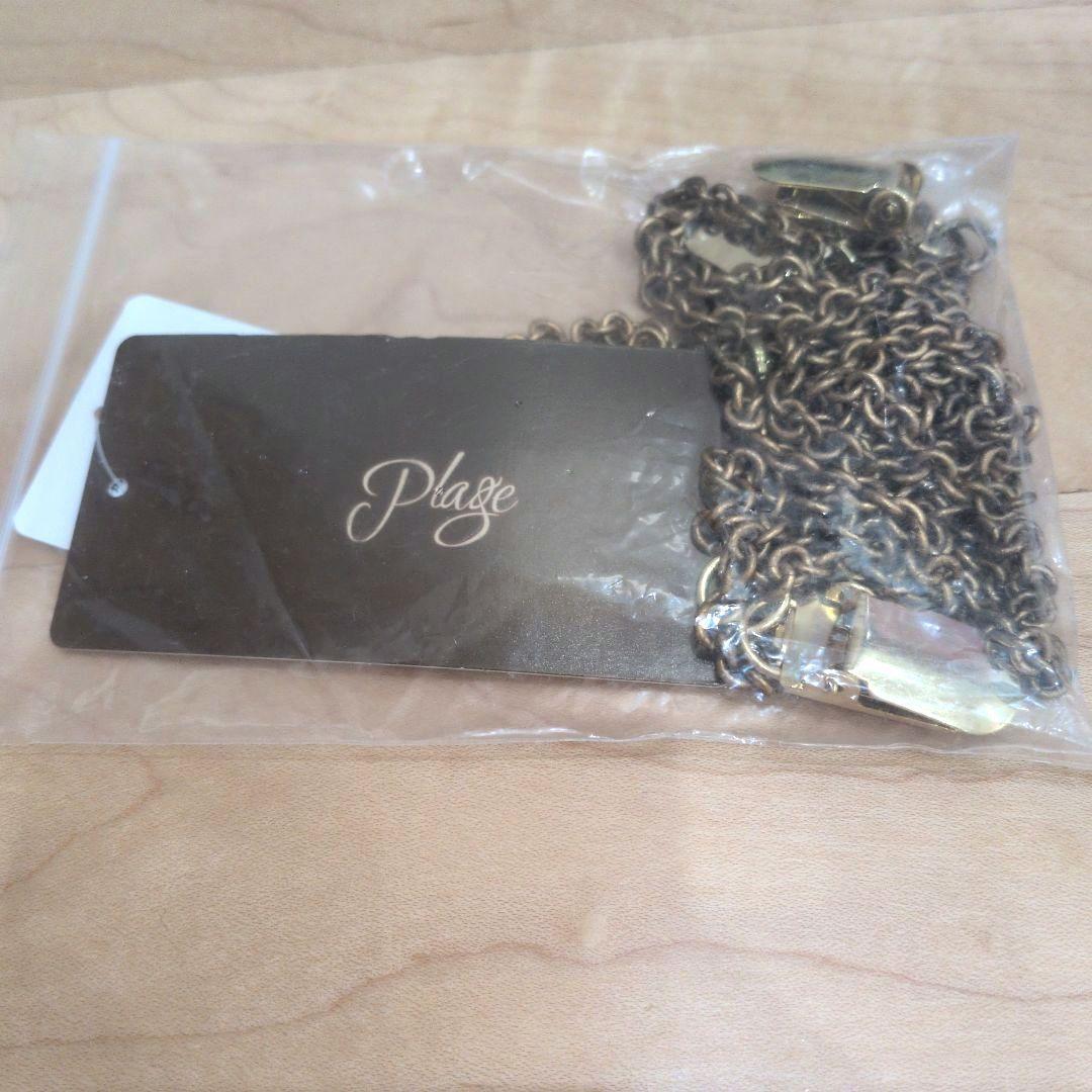 【新品未使用】Plage chain サスペンダー チェーンサスペンダー