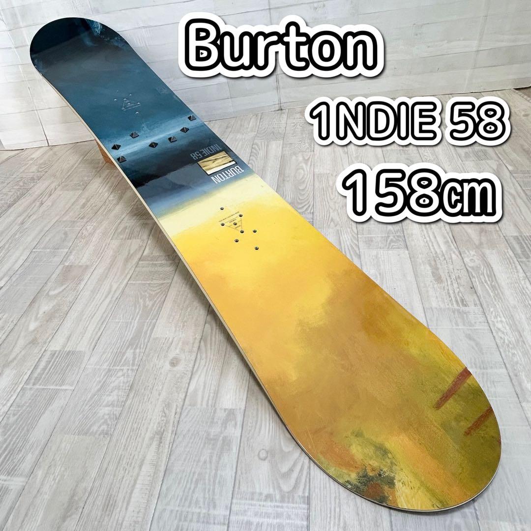 スノーボード　Burton 1NDIE 58（158㎝、3Dディスク仕様）