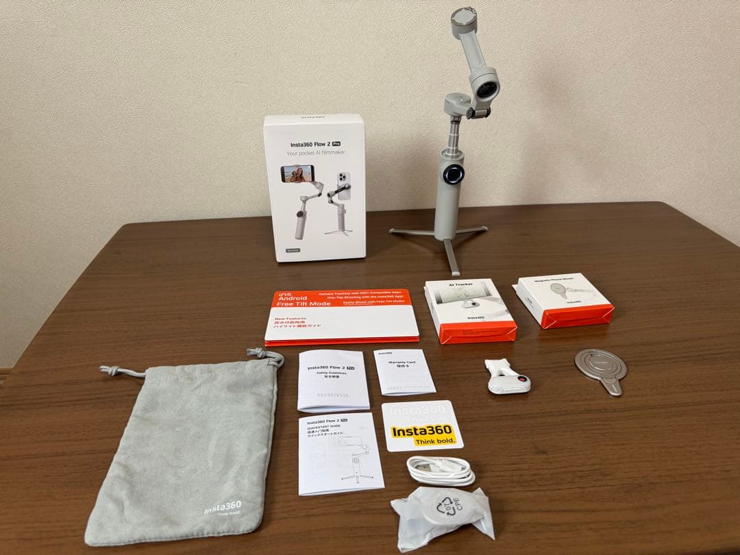 【美品】Insta360 Flow 2 Proクリエイターキット&AIトラッカー