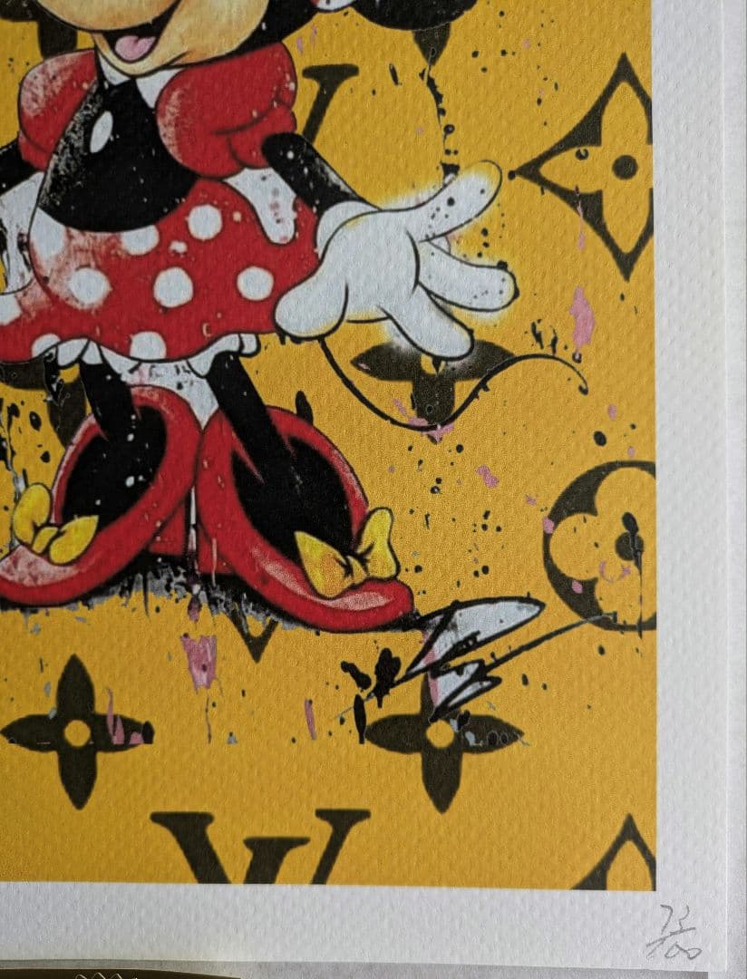 【額装セット】【DEATH NYC】Micky ＆ Minnie’s Love