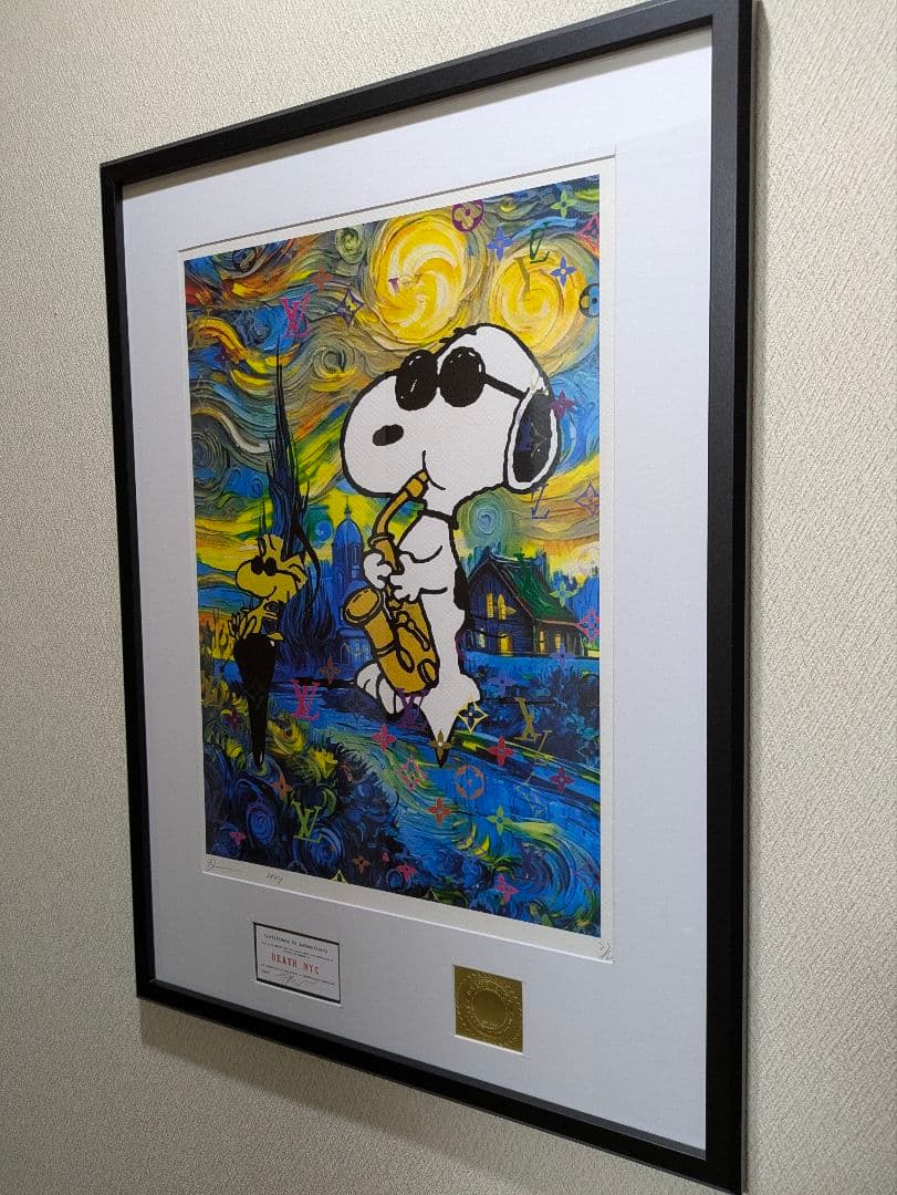 【額装セット】【DEATH NYC】Micky ＆ Minnie’s Love