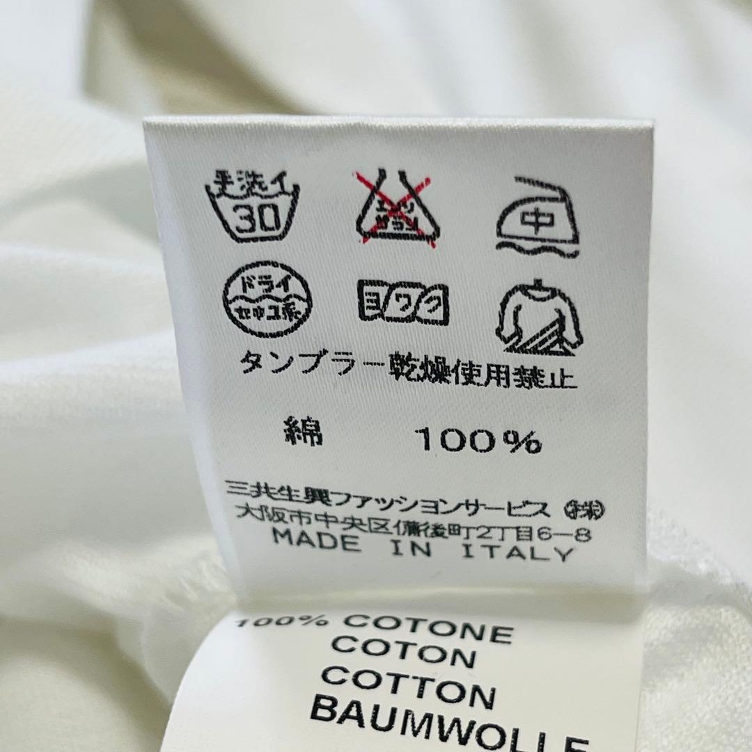 【新品•タグ付】LEONARD レオナール　長袖ポロシャツ M イタリア製