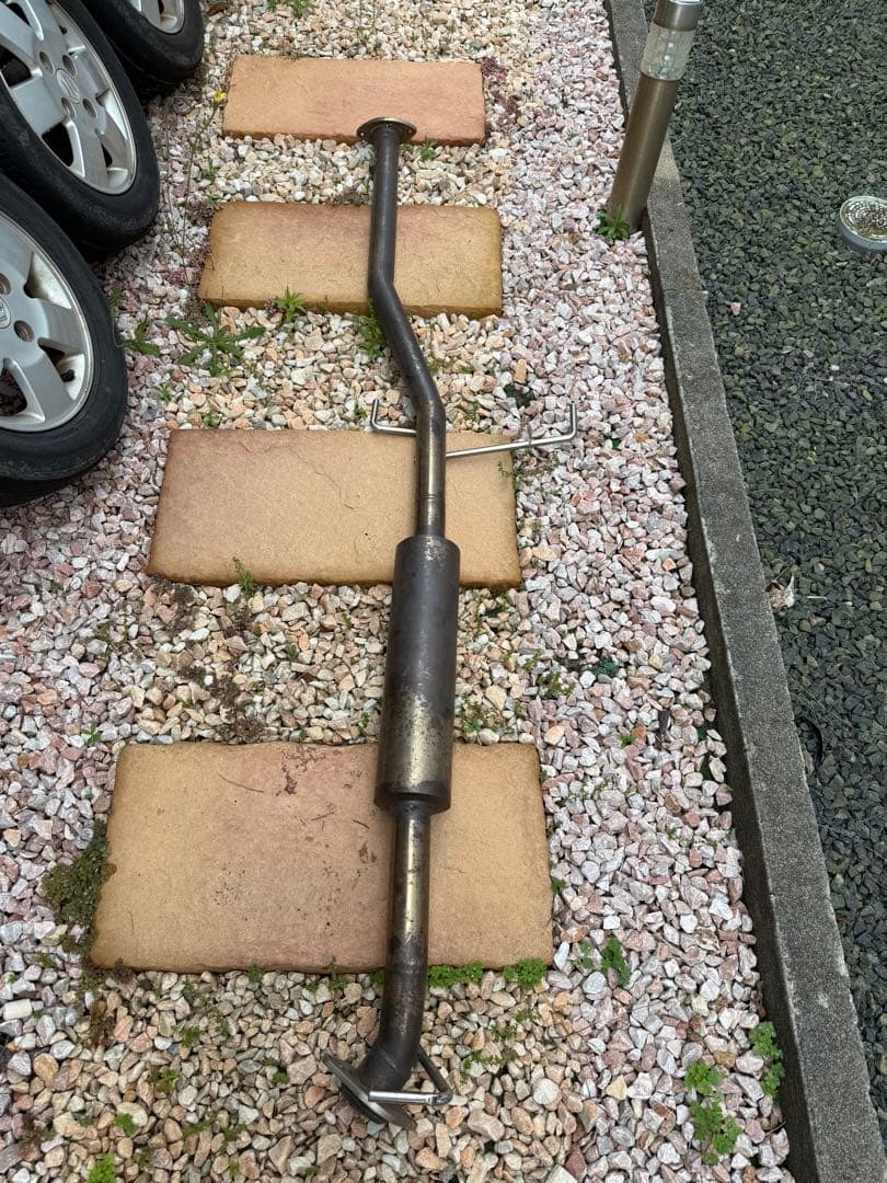 シガッチ60ハリアースリーキャッツ中間マフラー