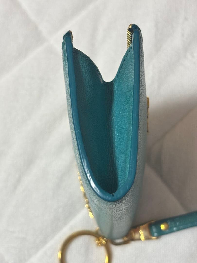 miumiu キーケース　青緑　値下げ交渉可