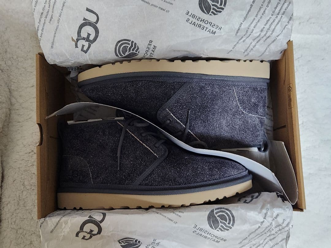 【超美品】UGG グレー ムートンブーツ 30cm★