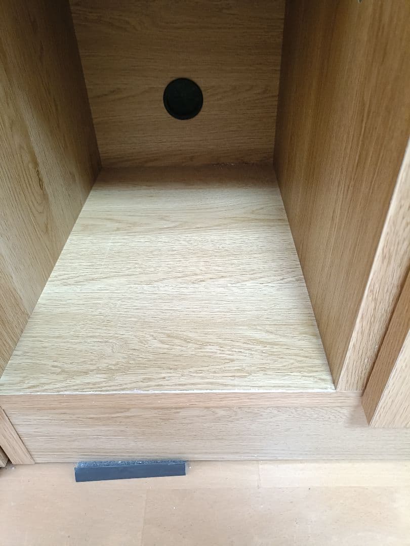 ベルメゾン　リビングキャビネット　プリンター収納