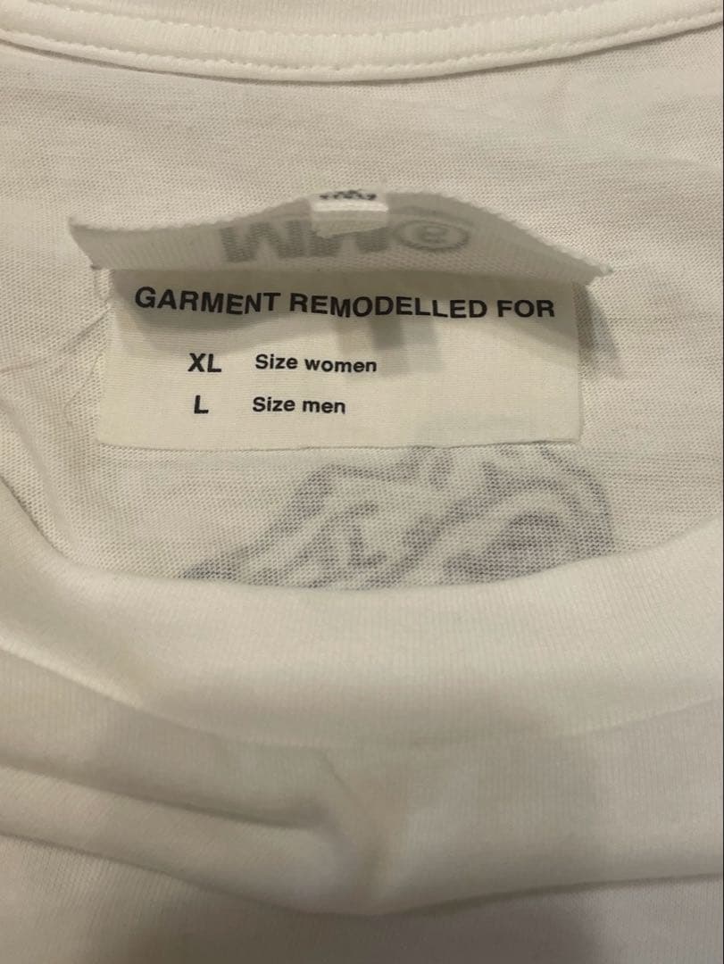 MM6 Maison Margiela ホワイト Tシャツ L