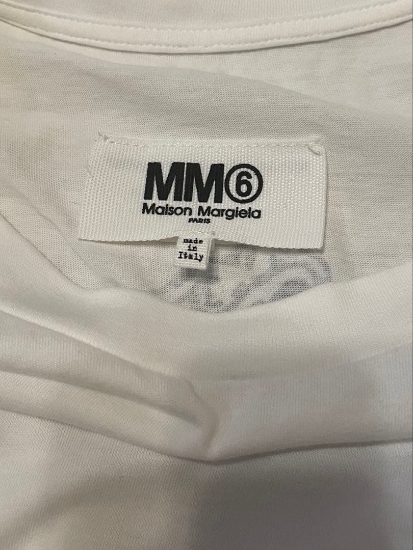 MM6 Maison Margiela ホワイト Tシャツ L