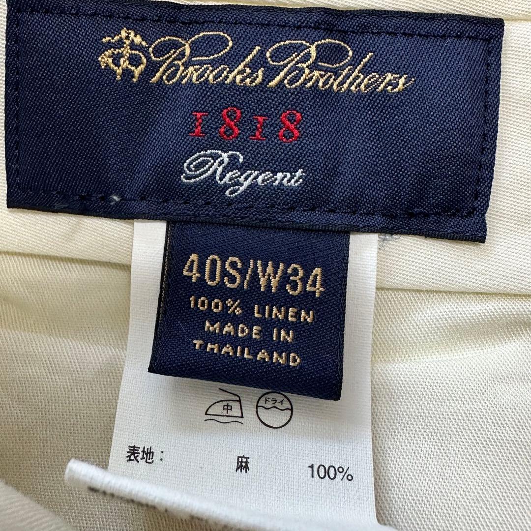 美品✨ブルックスブラザーズ リネン100% regent セットアップ スーツ