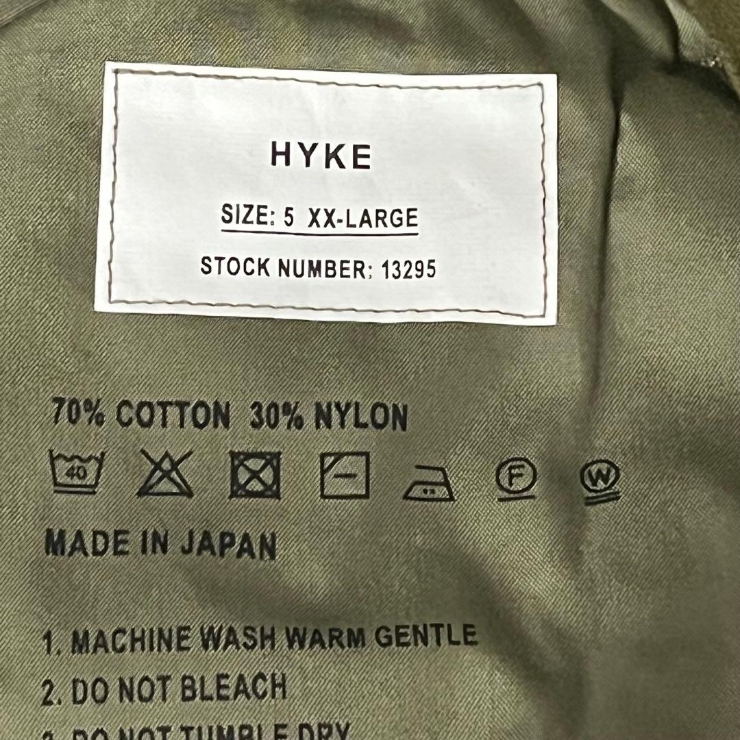 HYKE ハイク M-51 shell pants OLIVE 5