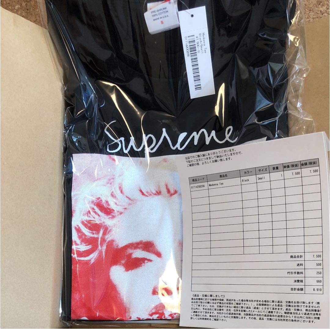 Supreme Madonna マドンナ tee 黒 s