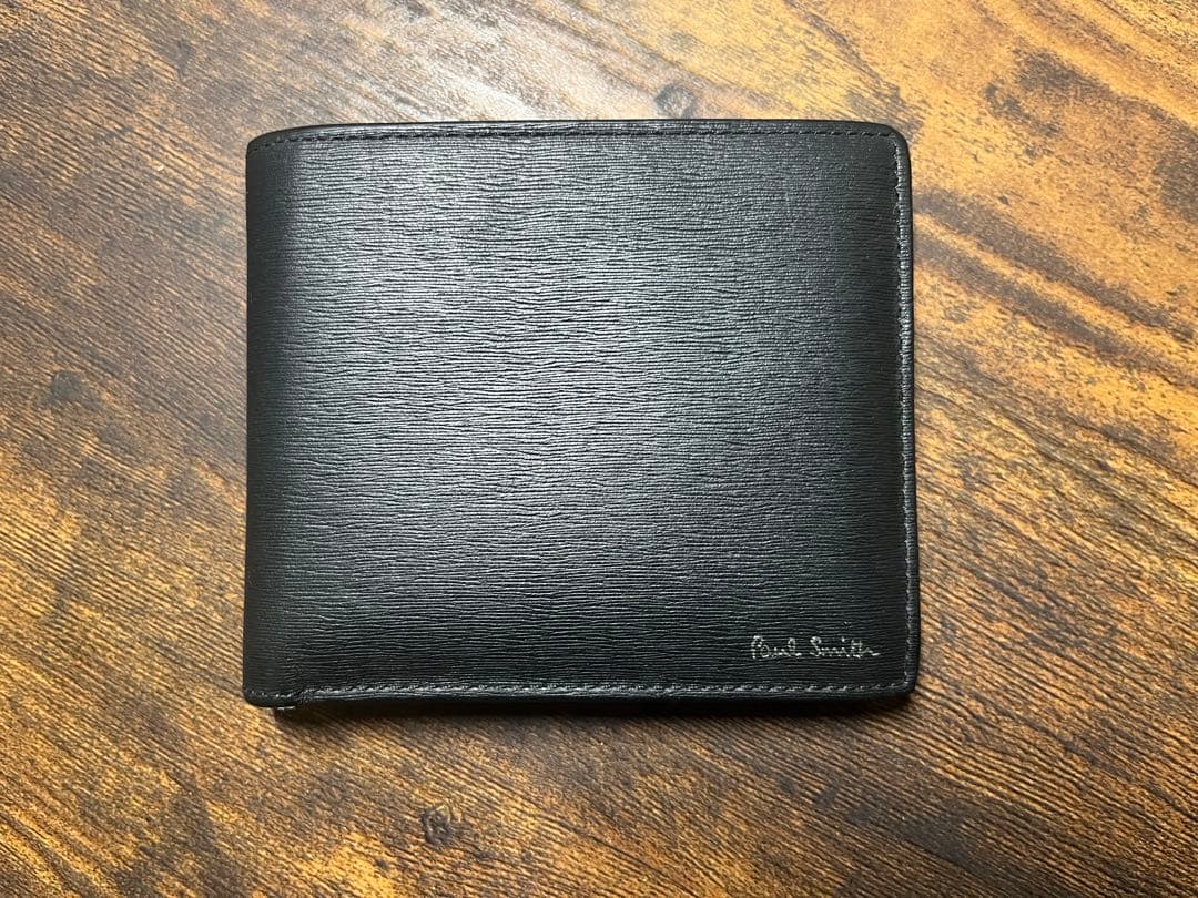 ポール・スミス 二つ折り財布 ほぼ未使用 黒