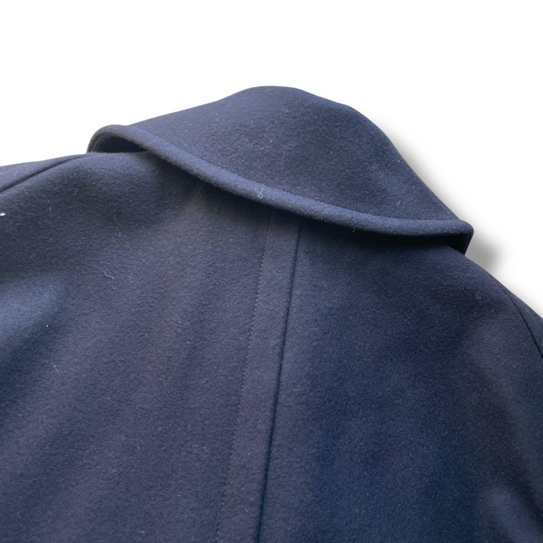 美品 ジルサンダー ユニクロ＋J ウールブレンド オーバーサイズ ピーコートXL