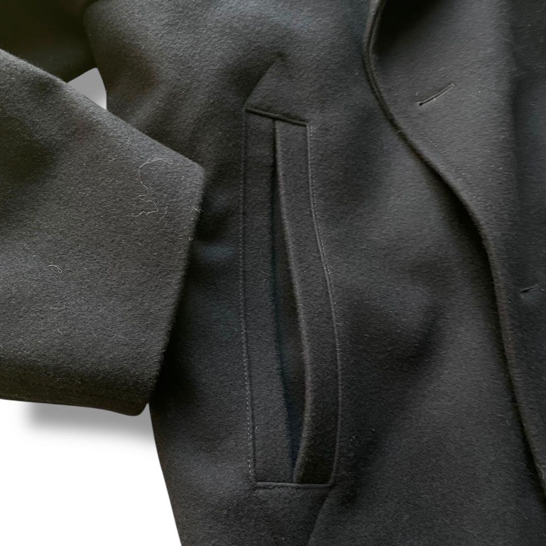 美品 ジルサンダー ユニクロ＋J ウールブレンド オーバーサイズ ピーコートXL