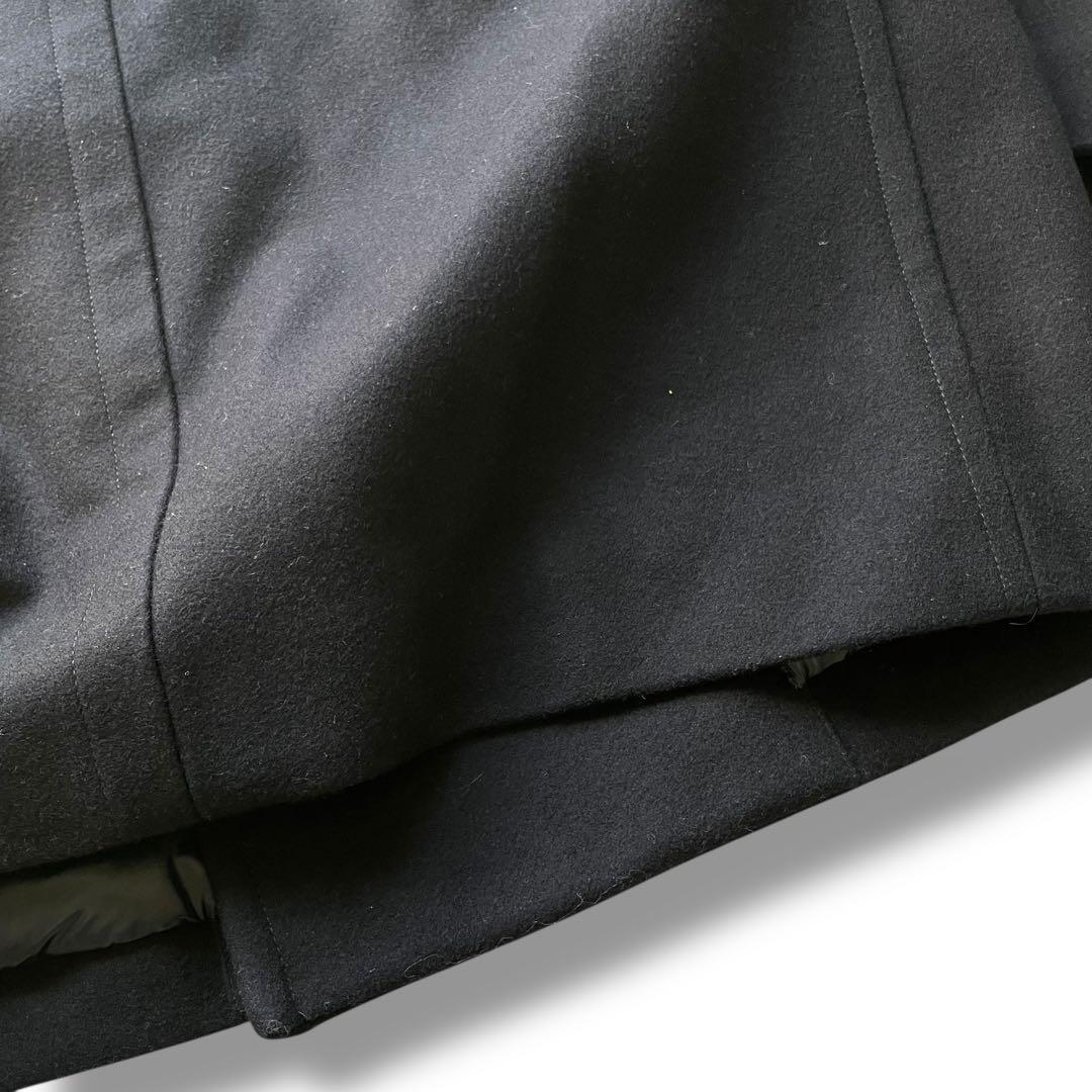 美品 ジルサンダー ユニクロ＋J ウールブレンド オーバーサイズ ピーコートXL