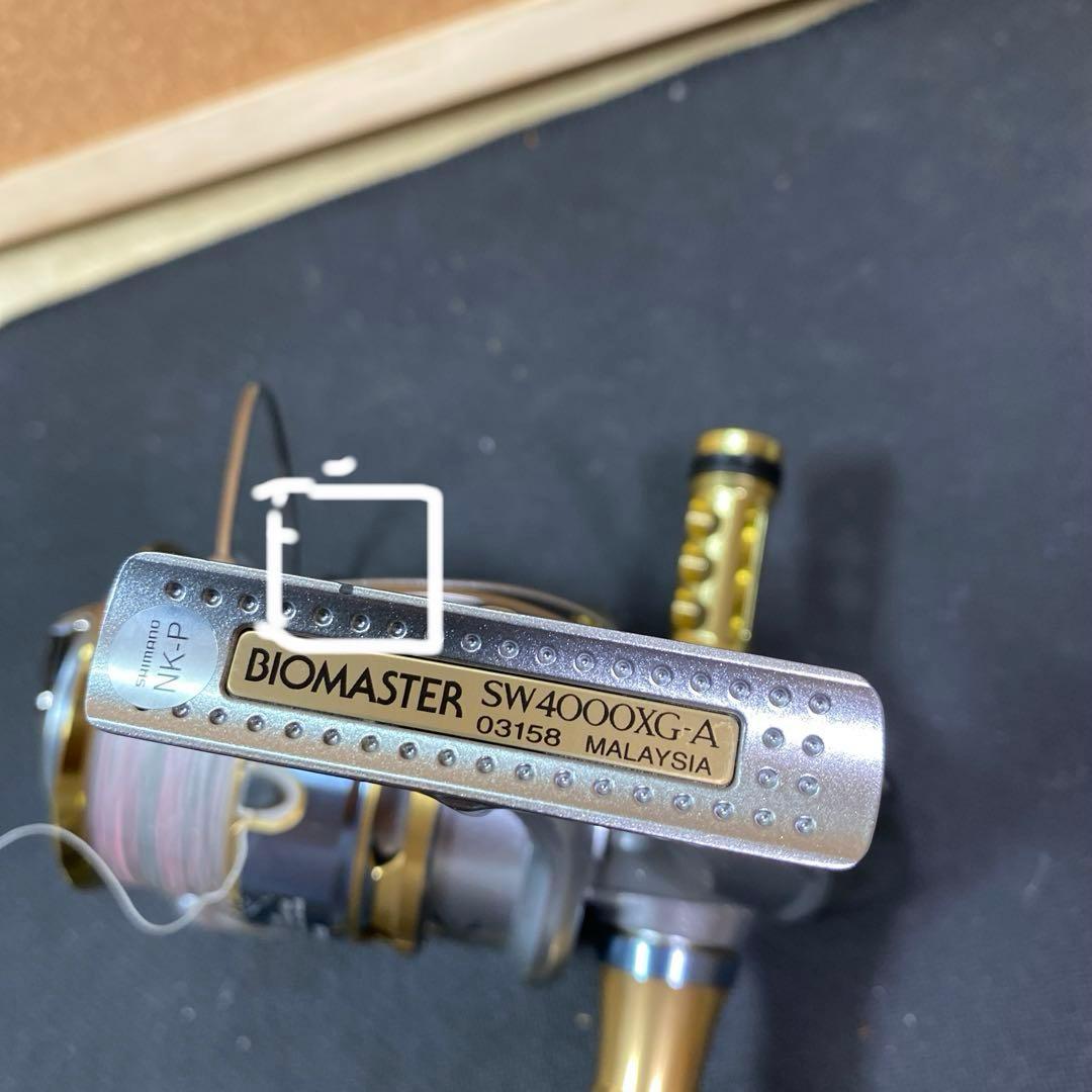 シマノ　バイオマスター　SW4000XG-A ライン、ベアリング付き