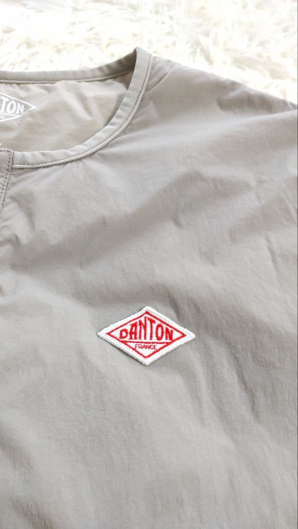 DANTON⿻ナイロンストレッチタフタノーカラー インサレーション ジャケット