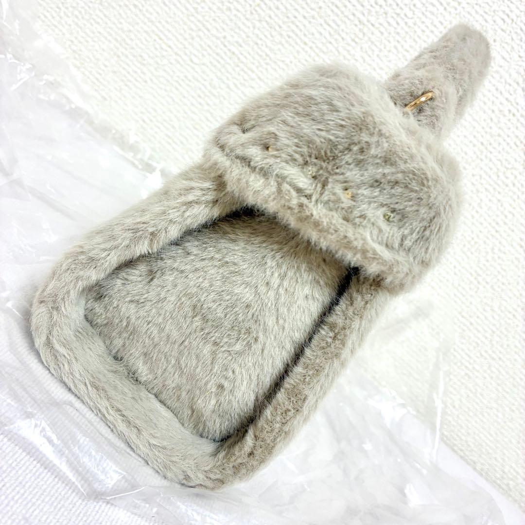 CELFORD リュタン　ビジュースタッズファーポシェット　MOC ファーバッグ