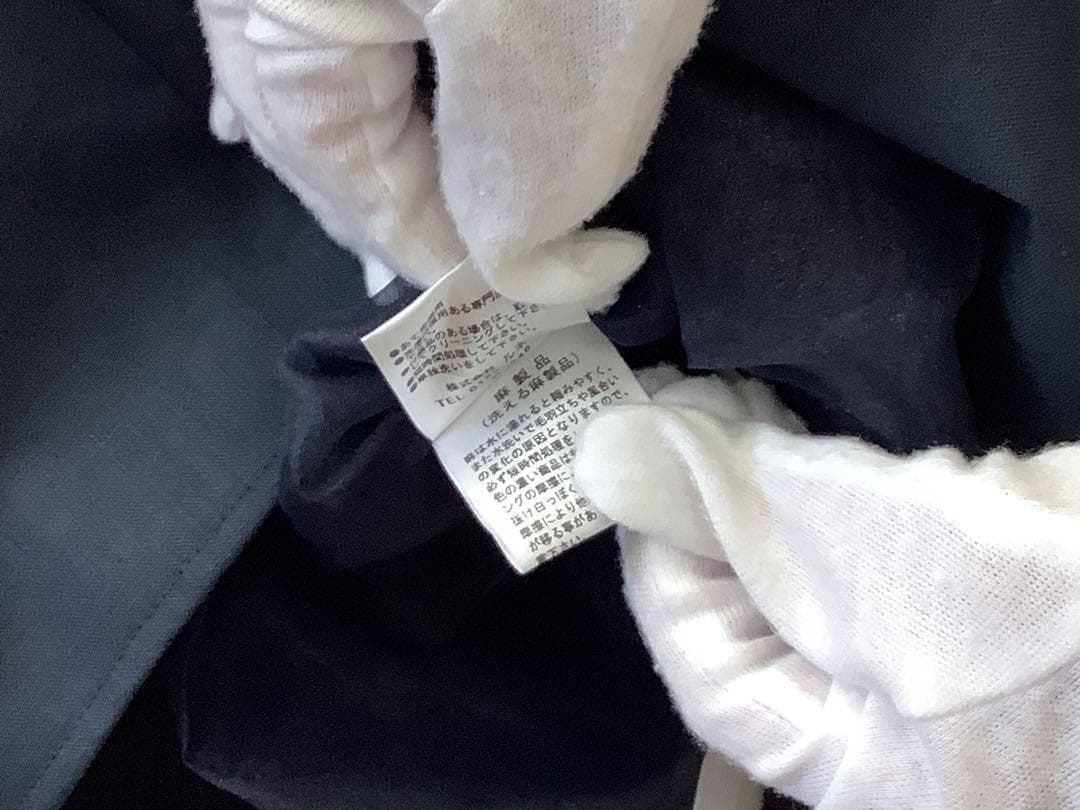 限定モデル【36】 Rene タグ付 新品 ルネ リネン ワンピース ネイビー