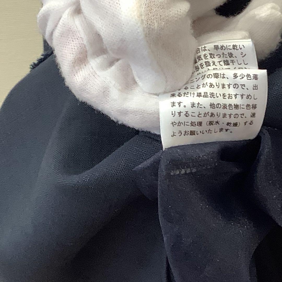 限定モデル【36】 Rene タグ付 新品 ルネ リネン ワンピース ネイビー