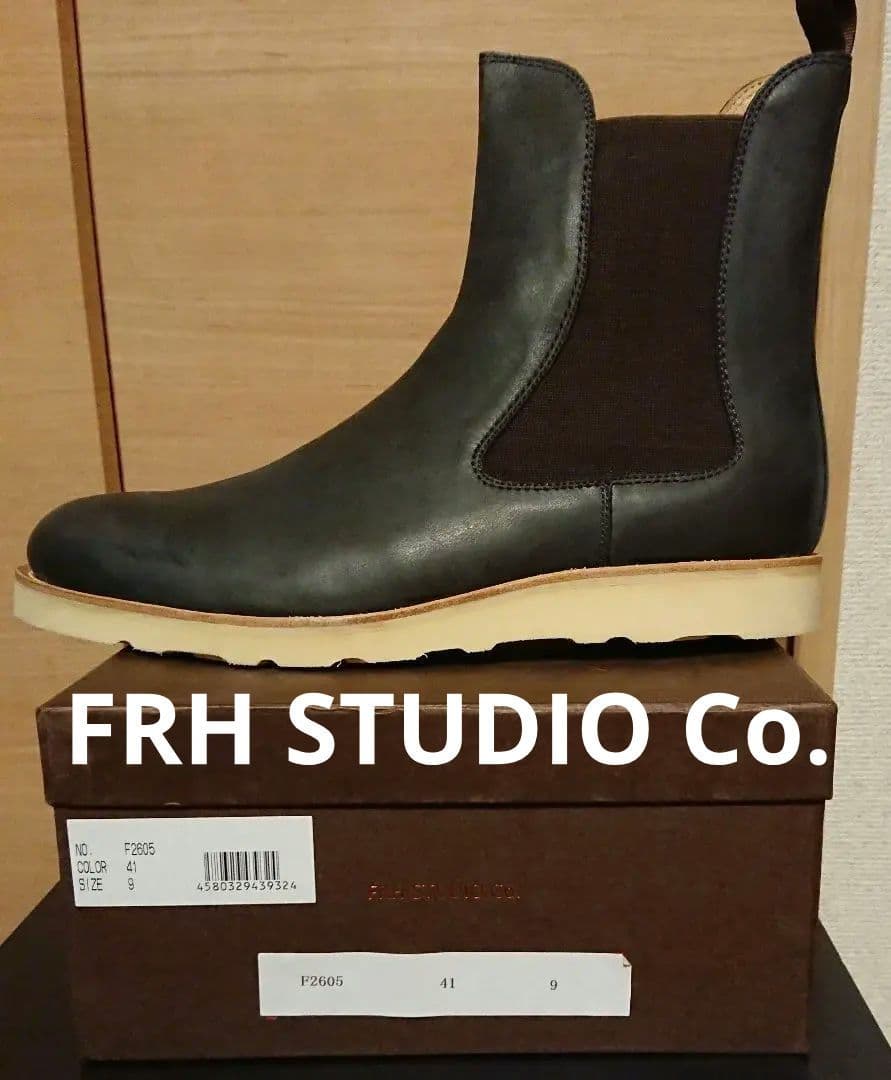 未使用 FRH STUDIO Co. レザー ブーツ Vibramソール