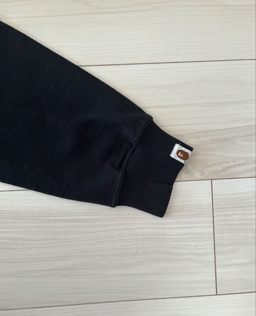 ⭐️美品⭐️【A Bathing Ape @】スウェットスタジャン size:L 黒