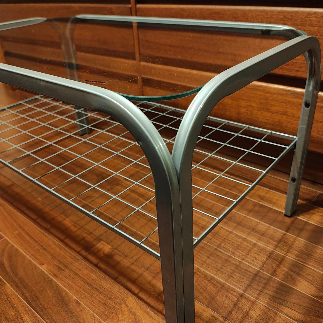 新品 未開封 ガラステーブル 昭和レトロ ミッドセンチュリー