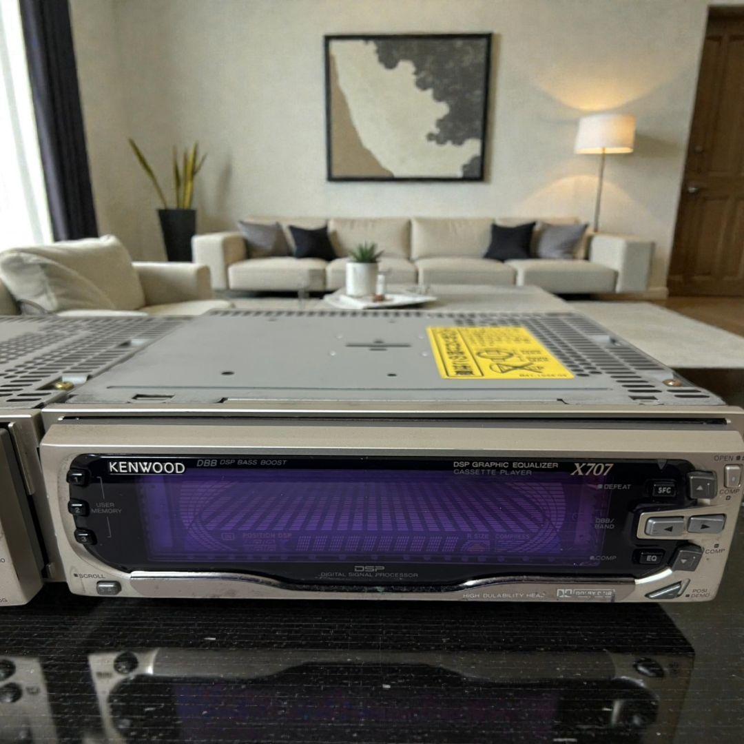 KENWOOD X707 Z707 ケンウッド　CDレシーバー&イコライザー