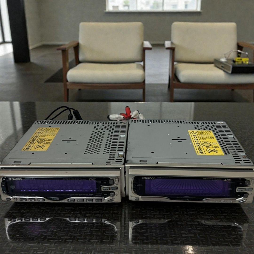 KENWOOD X707 Z707 ケンウッド　CDレシーバー&イコライザー