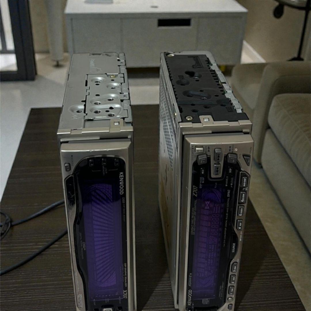 KENWOOD X707 Z707 ケンウッド　CDレシーバー&イコライザー